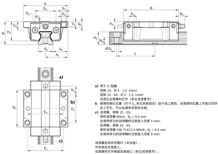 REXROTH-新型滑塊 R205A71420--結構圖.jpg
